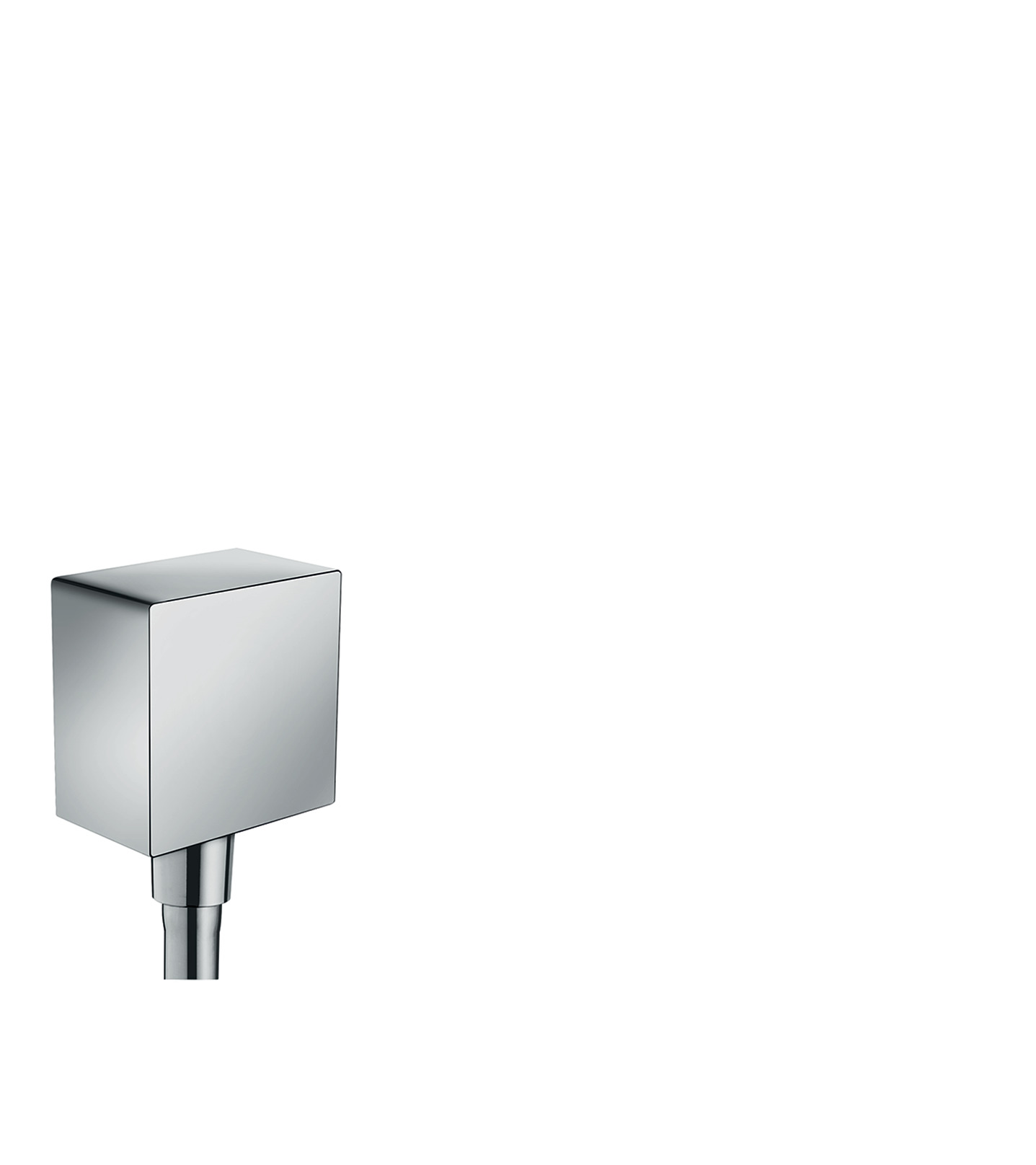 Hansgrohe Fixfit Wall Outlet 120 X 67 X 48mm Nickel - Brushed
