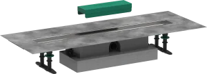 Hansgrohe Ubox Universal Concealed Basic Set Shower Wastes 1100 X 355 X 160mm