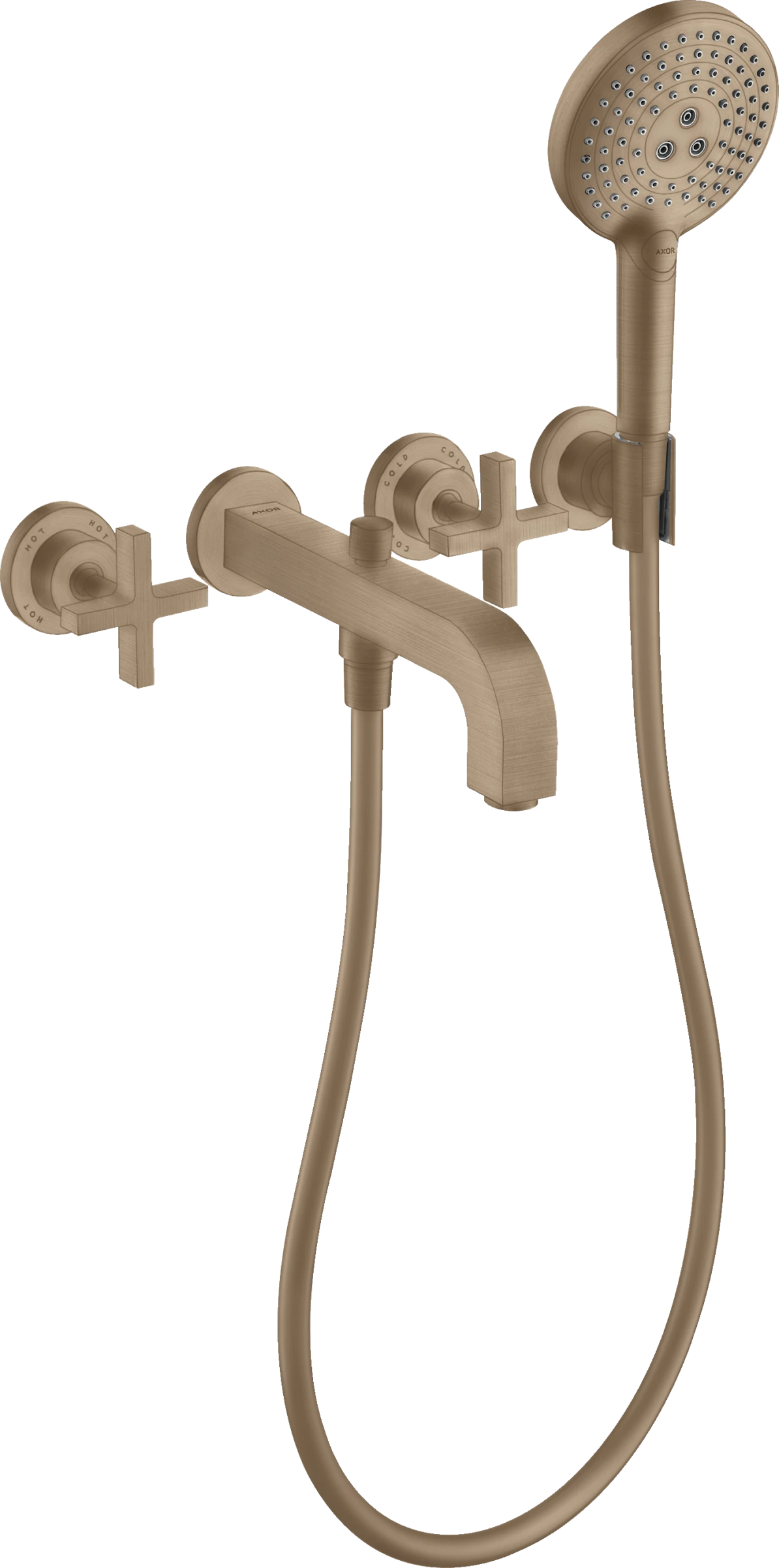 Axor Citterio Bath Mixers Concealed 504 X 263 X 128mm Rose Gold/gold - Brushed