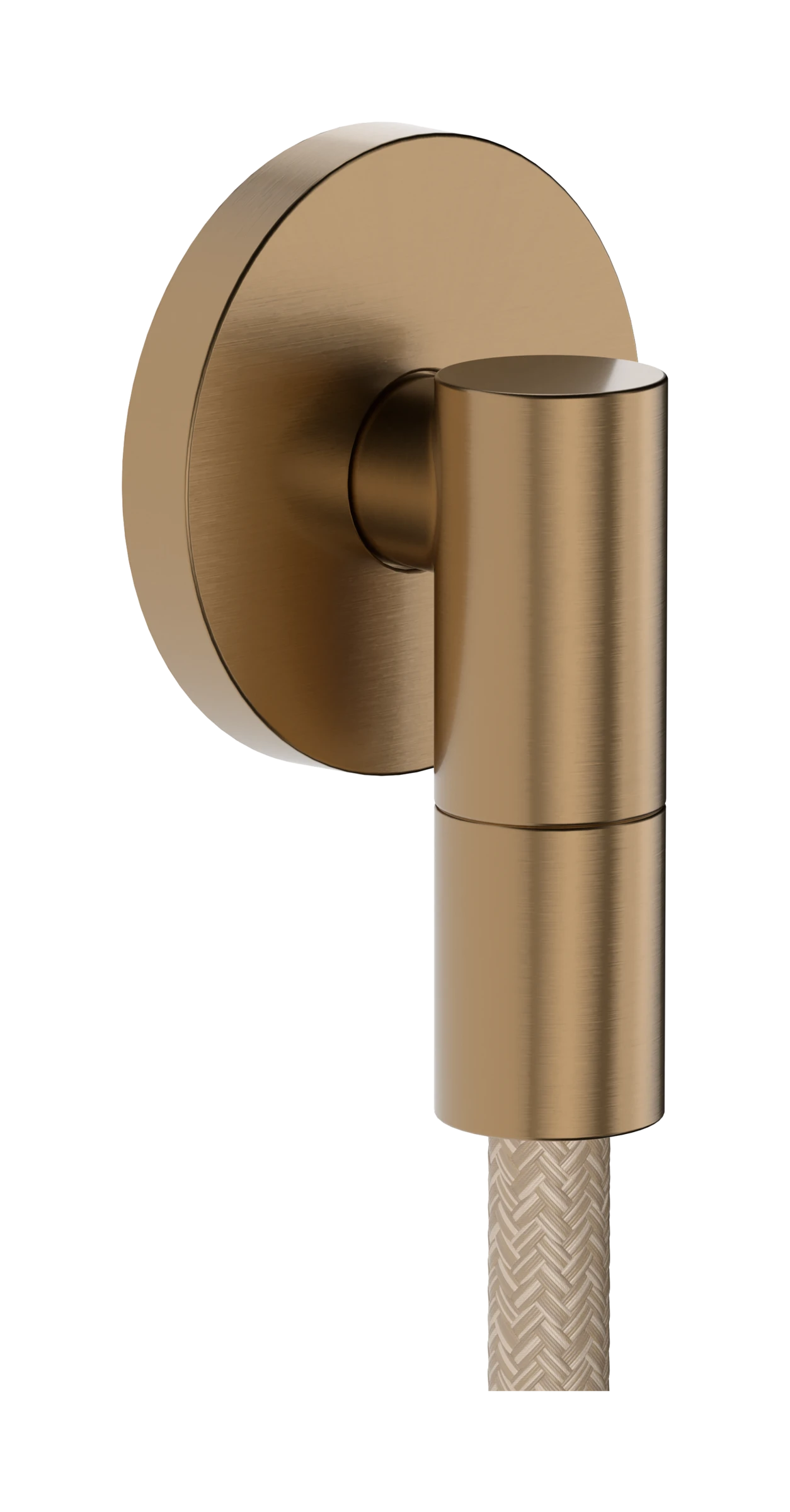 Hansgrohe Fixfit Fine S Wall Outlet 97 X 83 X 65mm Bronze - Brushed