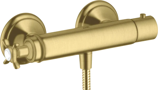 Axor Montreux Thermostatic Shower Mixer Exposed 360 X 135 X 105mm Brass - Brushed