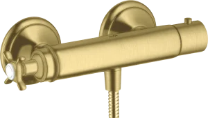 Axor Montreux Thermostatic Shower Mixer Exposed 360 X 135 X 105mm Brass - Brushed