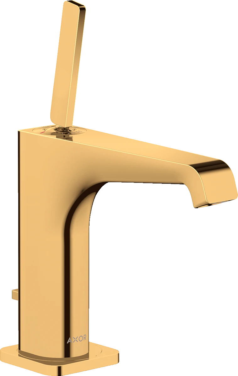 Axor Citterio E Single Lever Basin Mixer 130 With Pin Handle And Pop-up Waste