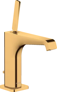 Axor Citterio E Single Lever Basin Mixer 130 With Pin Handle And Pop-up Waste
