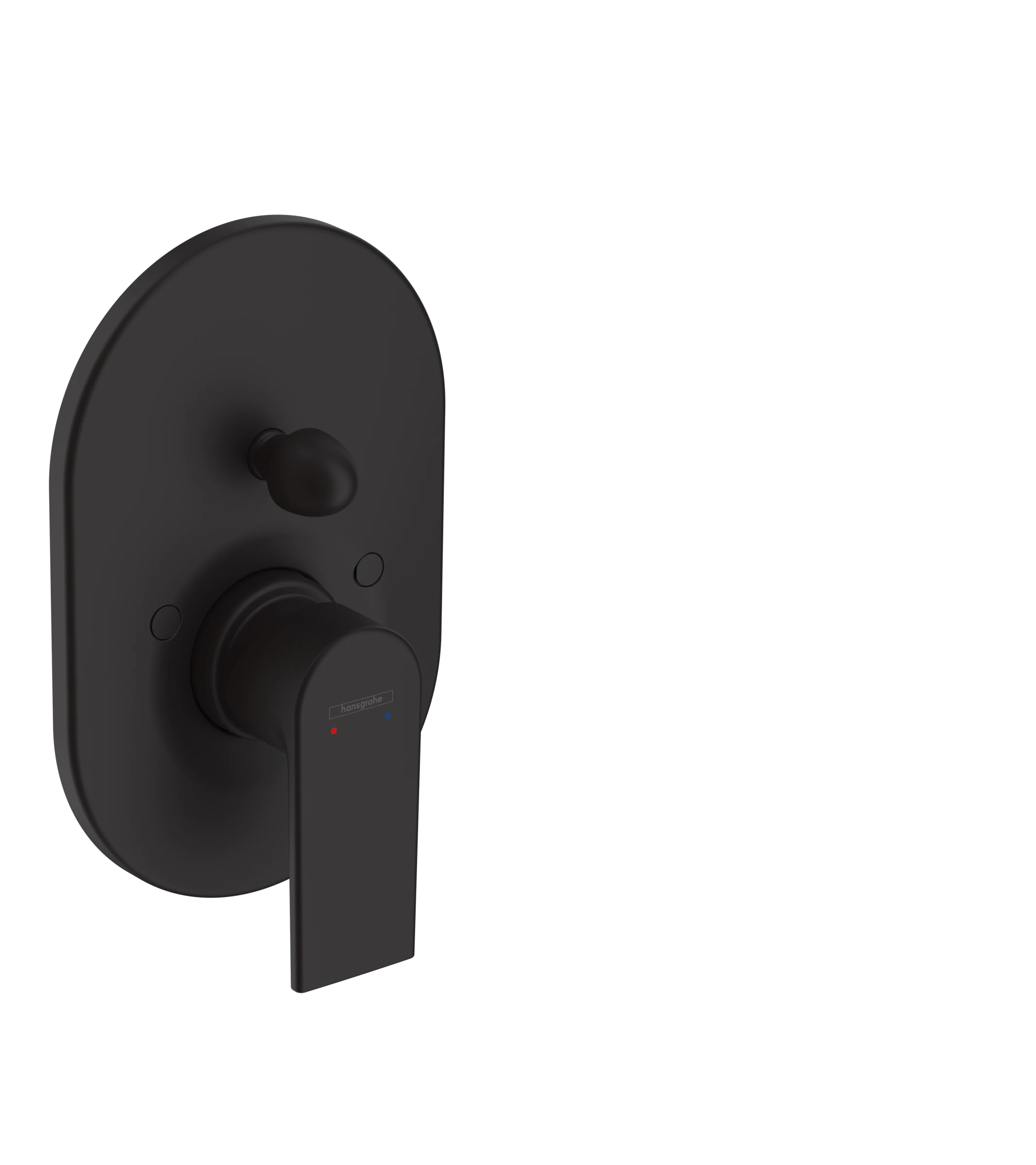 Hansgrohe Vernis Shape Bath Mixers Concealed 230 X 165 X 100mm Black - Matt