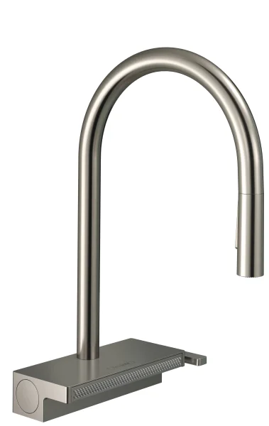 Hansgrohe Aquno Select M81 Single Lever Kitchen Mixer 170, Pull-out Spray, 3 Spray Modes