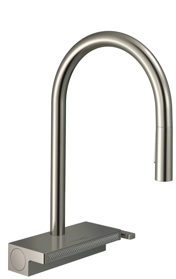 Hansgrohe Aquno Select M81 Manual Kitchen Mixers 395 X 570 X 210mm Stainless Steel product image - Image 1