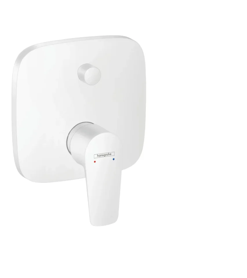 Hansgrohe Talis E Bath Mixers Concealed 217 X 180 X 132mm White - Matt product image - Image 1