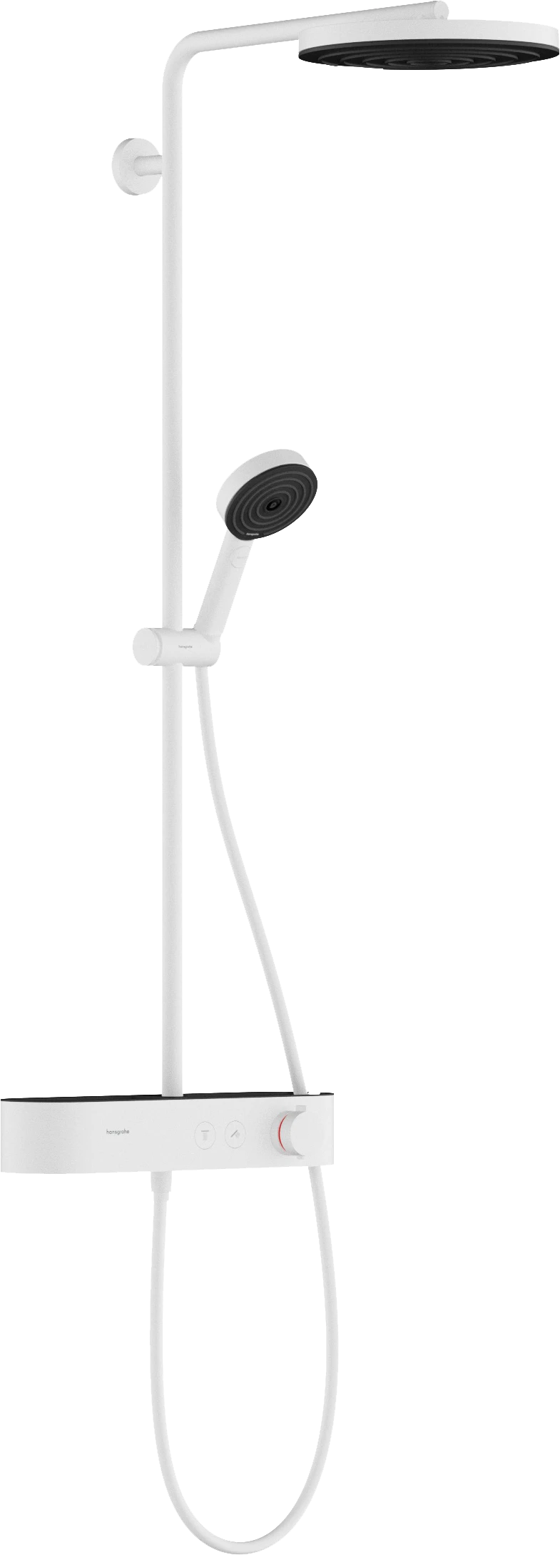 Hansgrohe Pulsify S Showerpipes With Thermostatic Mixer 1190 X 365 X 190mm White - Matt