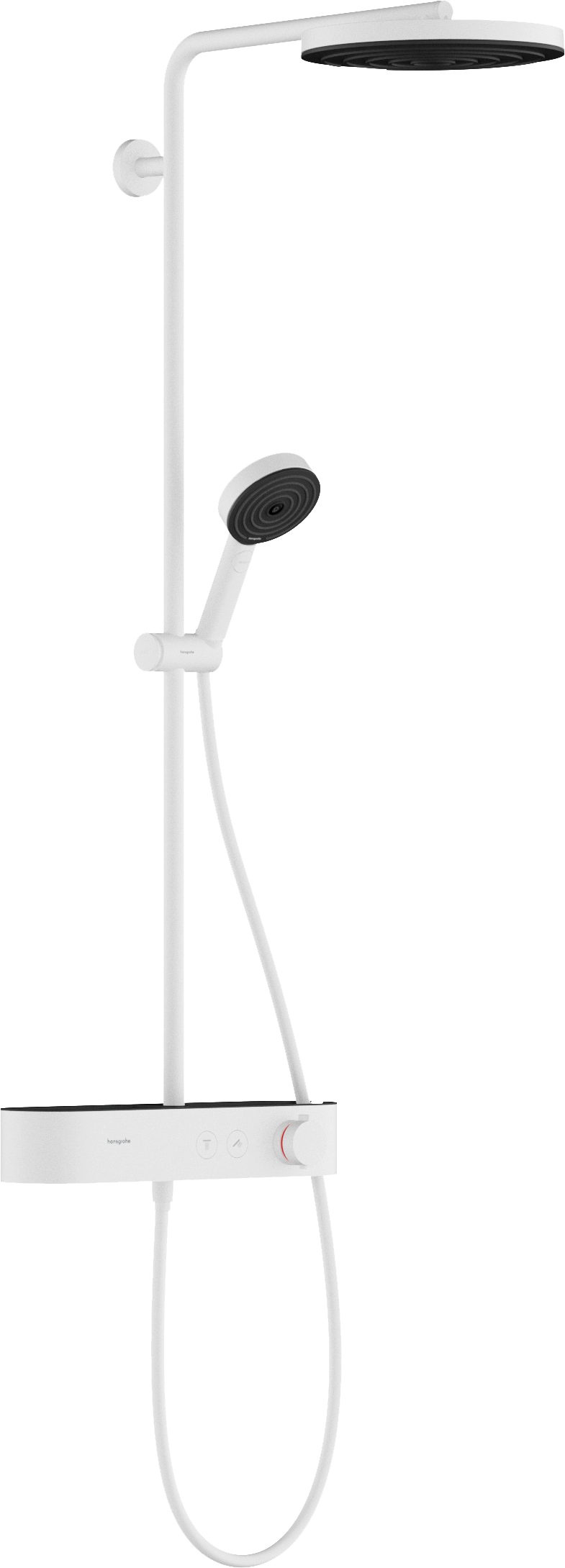 Hansgrohe Pulsify S Showerpipes With Thermostatic Mixer 1190 X 365 X 190mm White - Matt