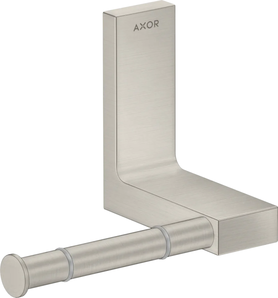 Axor Universal Rectangular Toilet Roll Holders 330 X 217 X 156mm Stainless Steel product image - Image 1