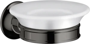 Axor Montreux Soap Dishes /-basket 180 X 165 X 73mm Gunmetal/chrome - Polished