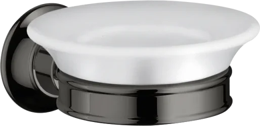 Axor Montreux Soap Dishes /-basket 180 X 165 X 73mm Gunmetal/chrome - Polished product image - Image 1