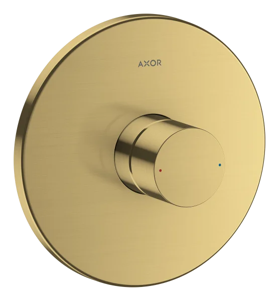 Axor Uno Shower Mixers Concealed 220 X 180 X 130mm Brass - Brushed
