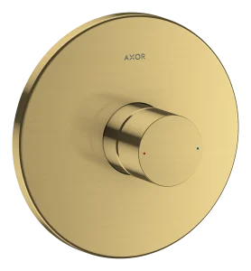 Axor Uno Shower Mixers Concealed 220 X 180 X 130mm Brass - Brushed