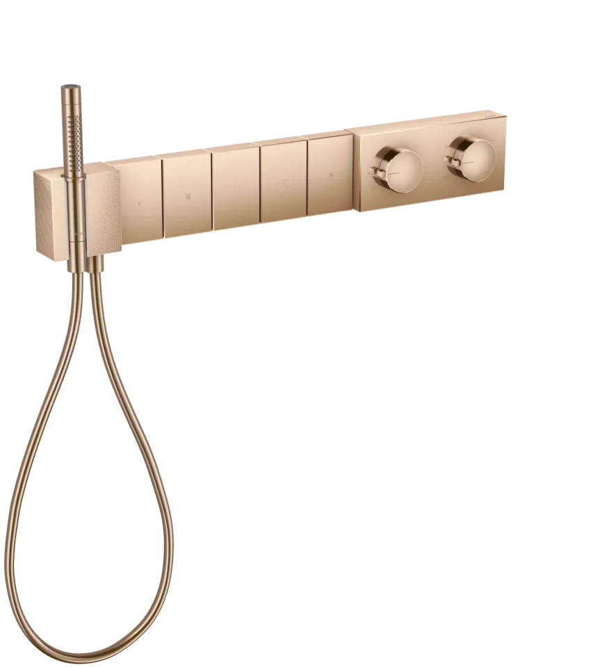 Axor Edge Thermostatic Shower Mixer Concealed 720 X 395 X 150mm Rose Gold/gold - Polished product image - Image 1