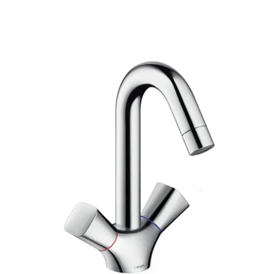 Hansgrohe Logis Manual Mixers 560 X 240 X 120mm Chrome detail view - Image 2
