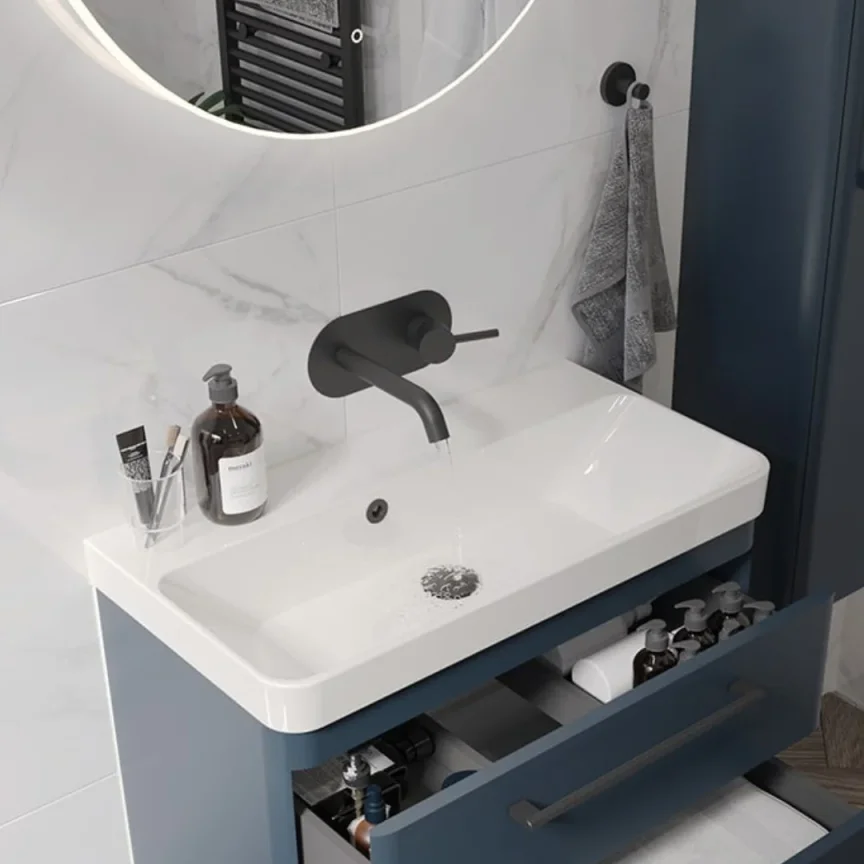 Saneux Hyde 70x37cm Washbasin 0th detail view - Image 3
