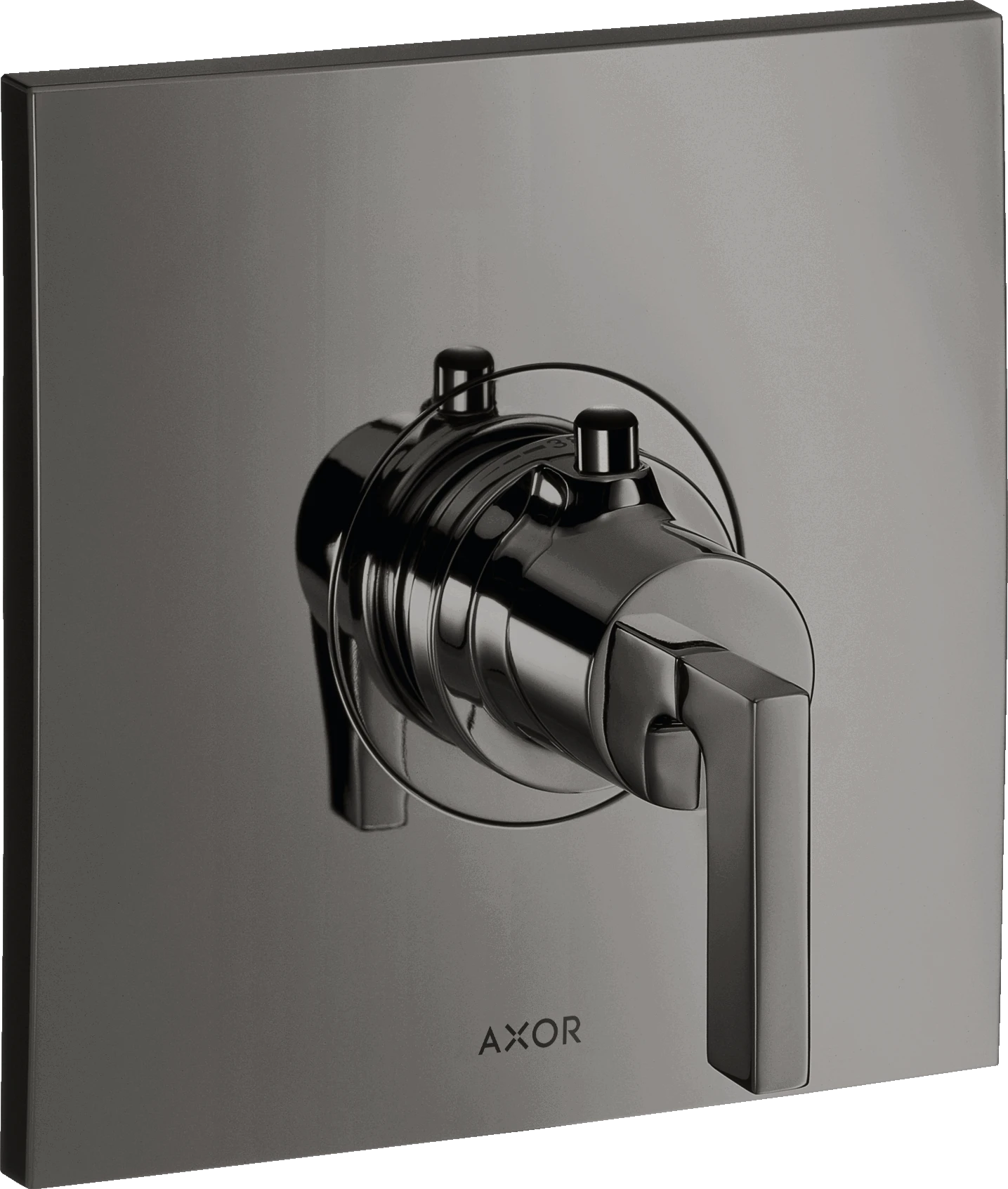 Axor Citterio Thermostatic Shower Mixer Concealed 217 X 187 X 135mm Gunmetal/chrome - Polished