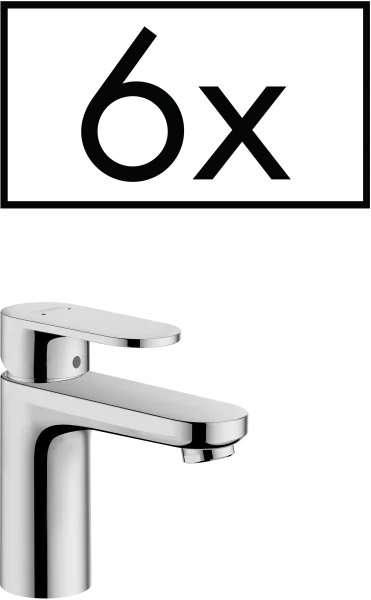 Hansgrohe Vernis Blend Manual Mixers 440 X 390 X 205mm Chrome