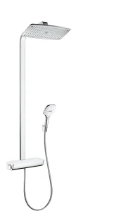 Hansgrohe Raindance E Showerpipes With Thermostatic Mixer 1020 X 355 X 169mm White/chrome
