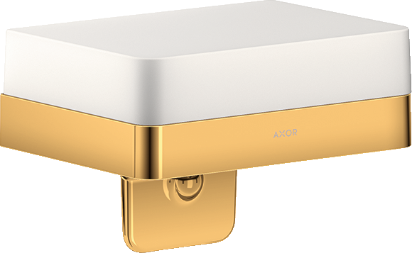 Axor Universal Softsquare Lotion Dispenser 225 X 190 X 130mm Gold - Polished