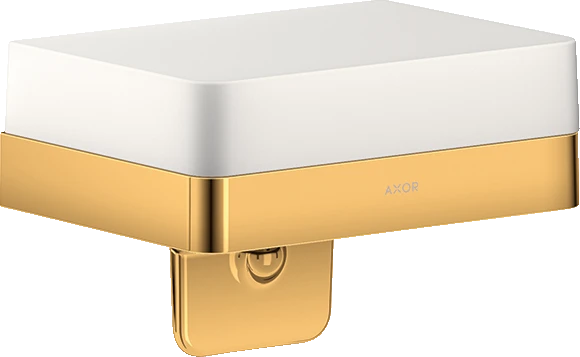Axor Universal Softsquare Lotion Dispenser 225 X 190 X 130mm Gold - Polished