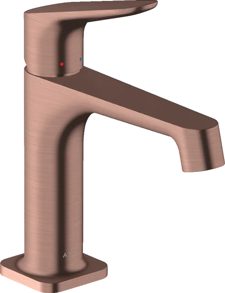 Axor Citterio M Single Lever Basin Mixer 100 With Pop-up Waste Brushed Red Gold