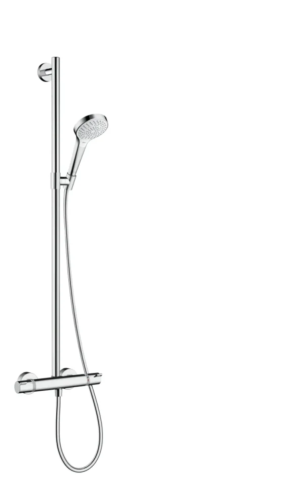 Hansgrohe Croma Select S Showerpipes With Thermostatic Mixer 1100 X 360 X 110mm White/chrome product image - Image 1
