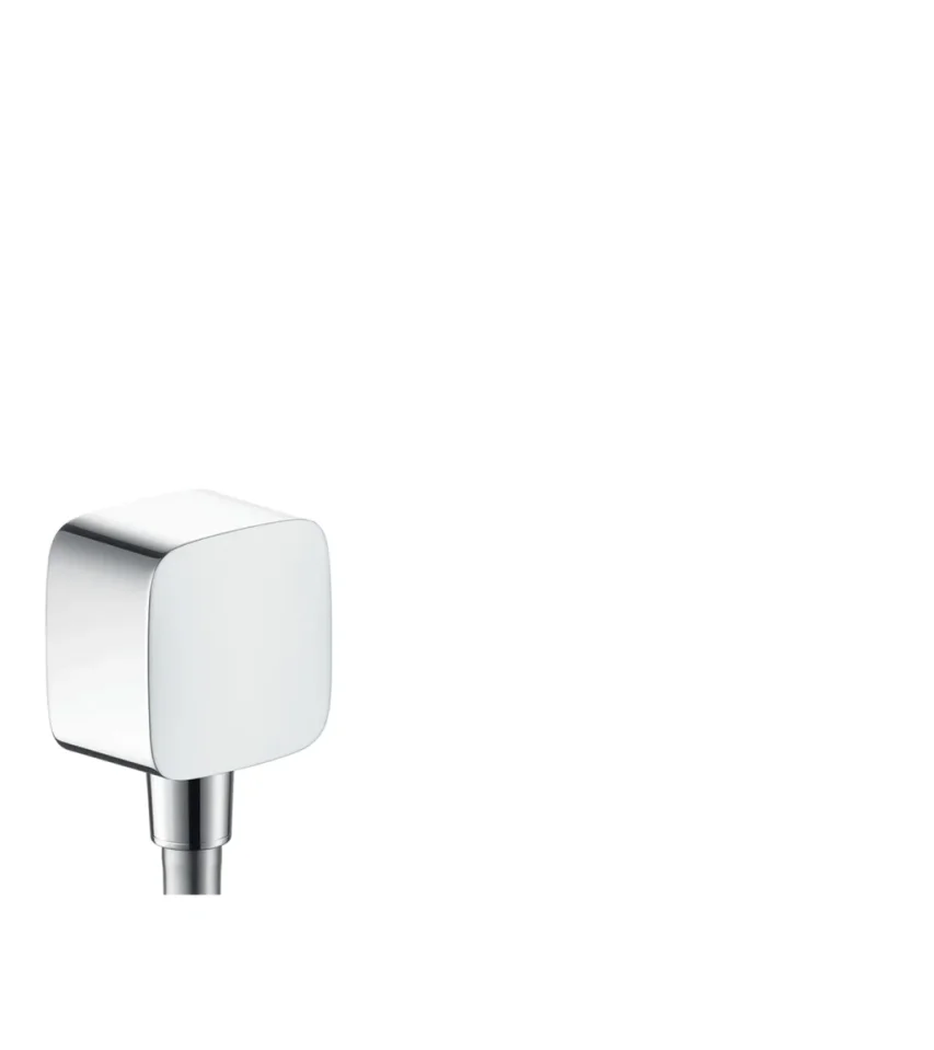 Hansgrohe Fixfit Wall Outlet 113 X 62 X 40mm Gunmetal/chrome - Polished product image - Image 1