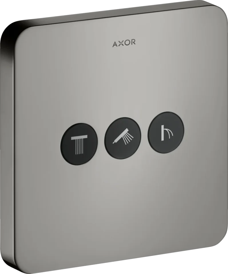 Axor Showerselect Valves Concealed 220 X 185 X 130mm Gunmetal/chrome - Polished product image - Image 1