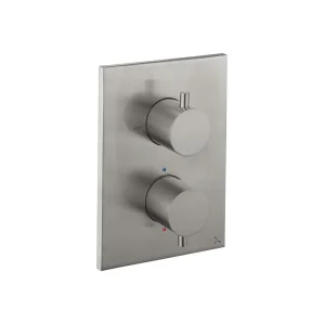 Crosswater Crossbox MPRO 2 Outlet Trim & Levers Brushed Nickel