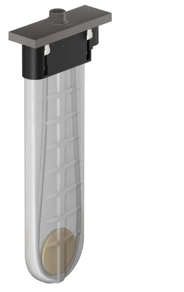 Hansgrohe Sbox Concealed Basic Set Bath/shower Mixers 600 X 235 X 95mm Gunmetal/chrome - Brushed product image - Image 1