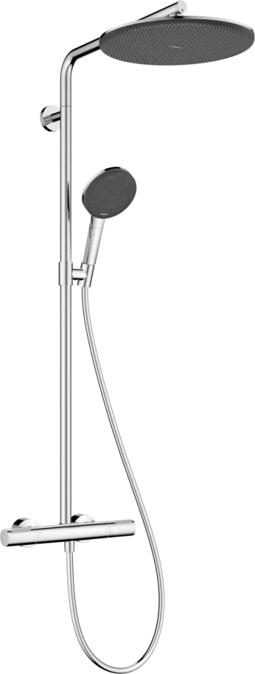Hansgrohe Raindance Alive S Puro Showerpipes With Thermostatic Mixer 1170 X 350 X 180mm Chrome product image - Image 1