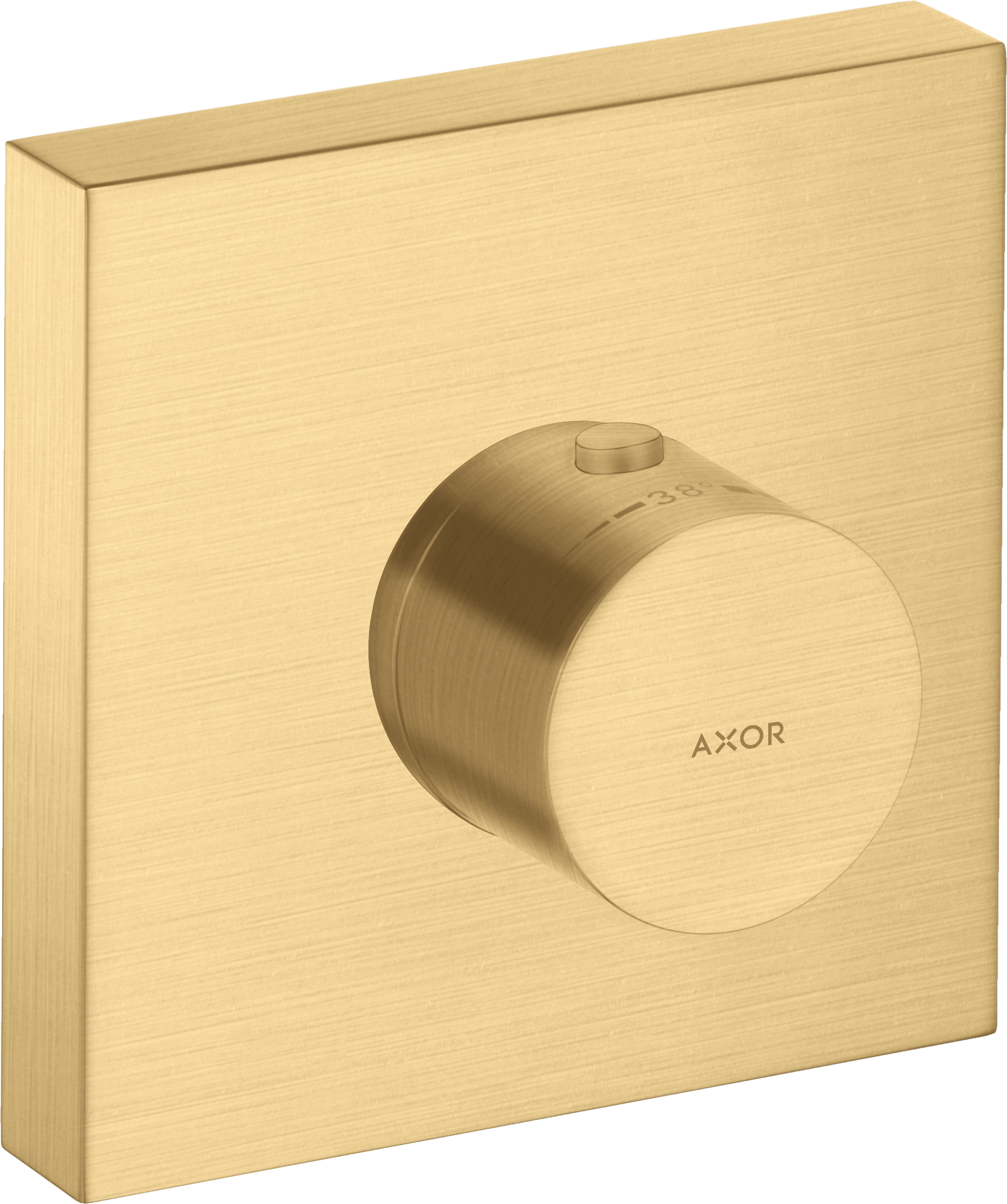 Axor Showersolutions Thermostatic Shower Mixer Concealed 300 X 206 X 136mm Gold - Brushed