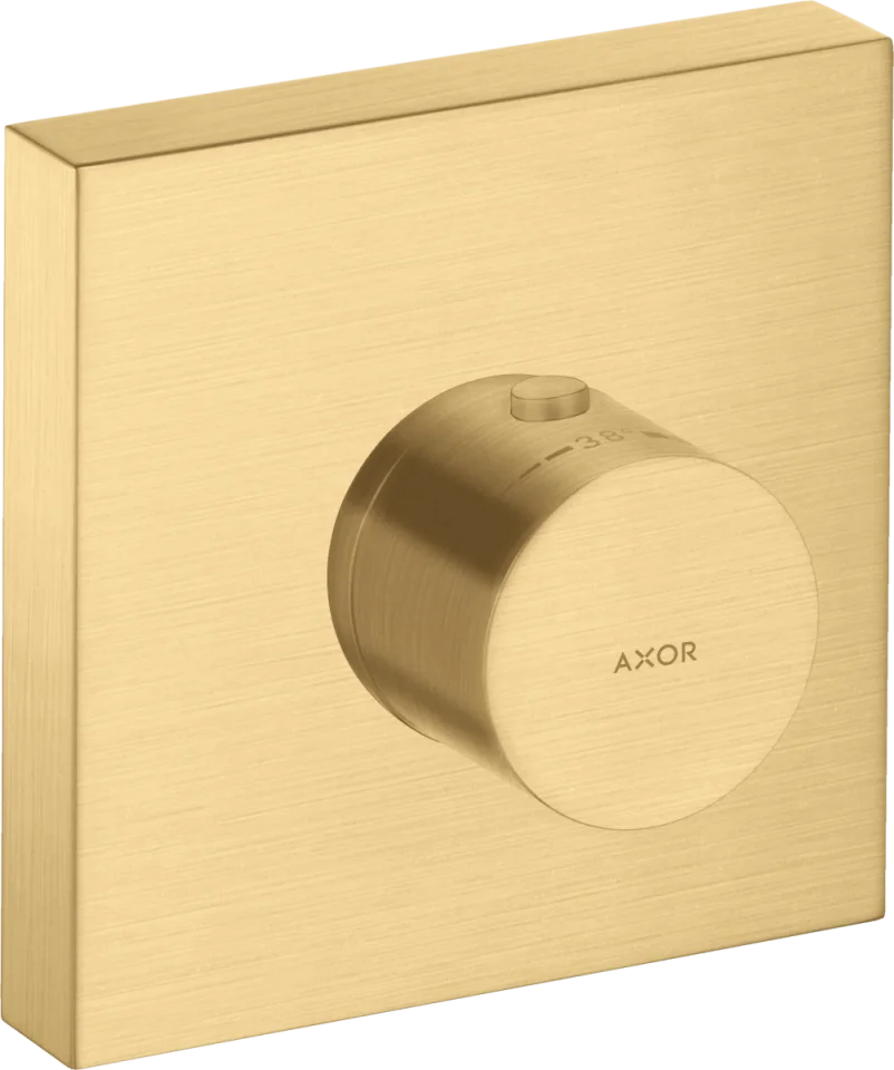 Axor Showersolutions Thermostatic Shower Mixer Concealed 300 X 206 X 136mm Gold - Brushed product image - Image 1