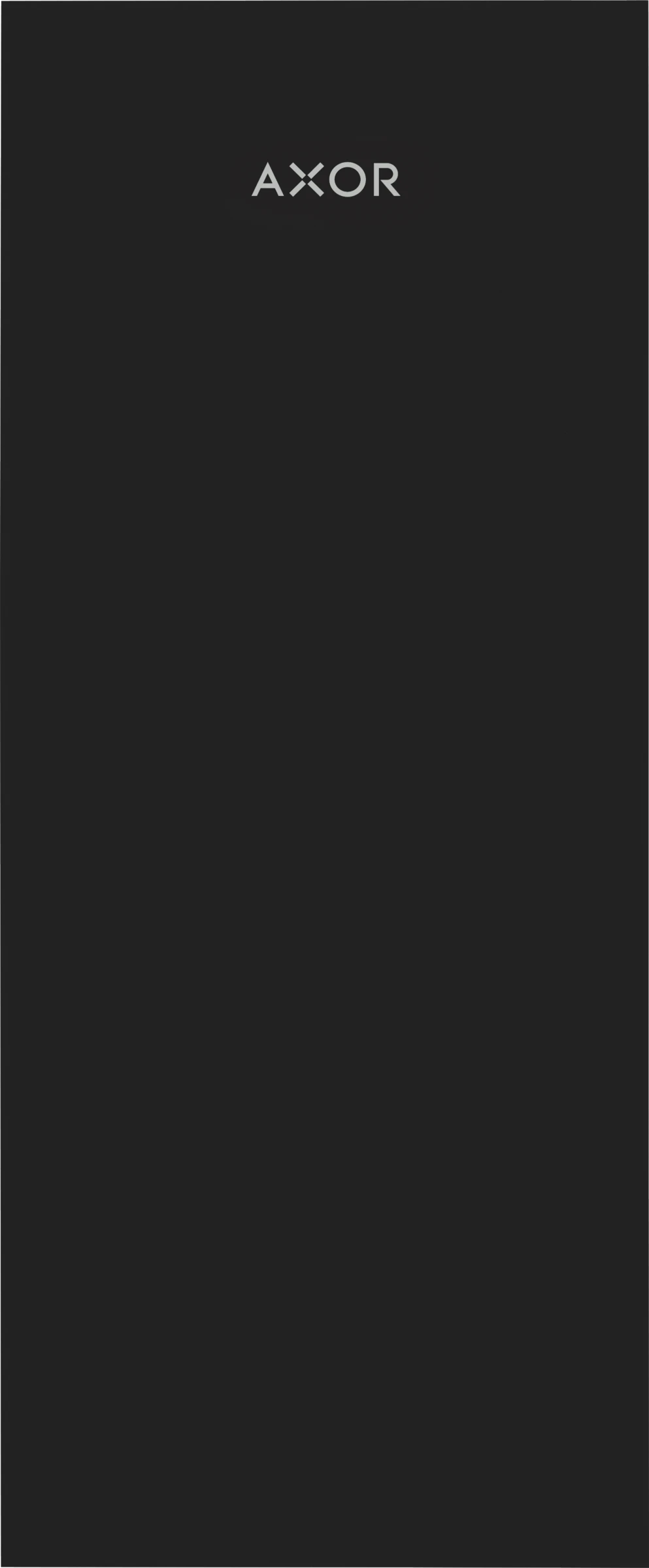 Axor Myedition Supplies 301 X 139 X 44mm Black - Matt