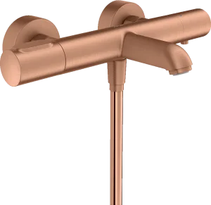 Axor Citterio M Thermostatic Bath Filler Mixer Exposed 330 X 215 X 100mm Rose Gold/gold - Brushed
