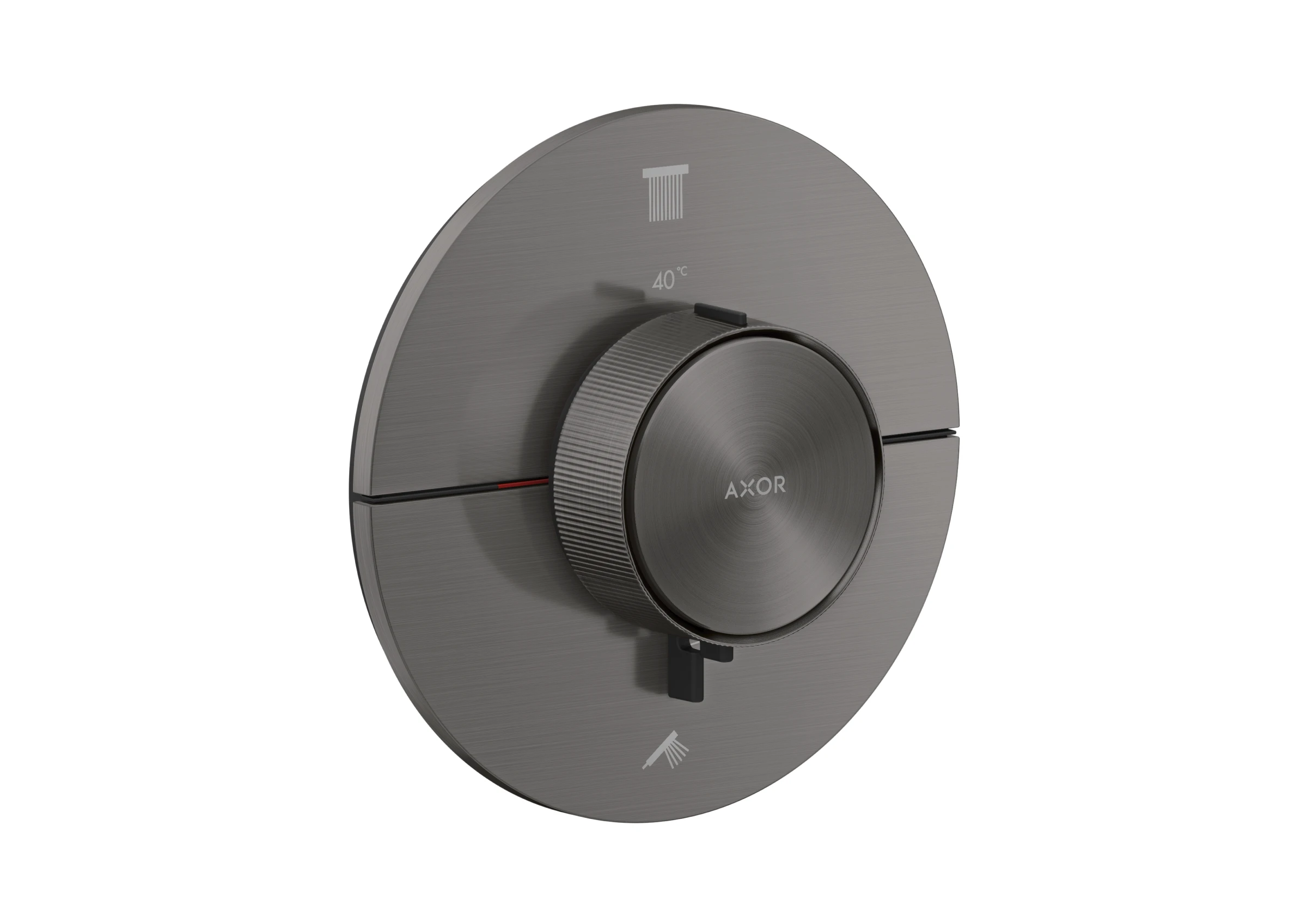 Axor Showerselect Id Thermostatic Shower Mixer Concealed 269 X 242 X 179mm Gunmetal/chrome - Brushed