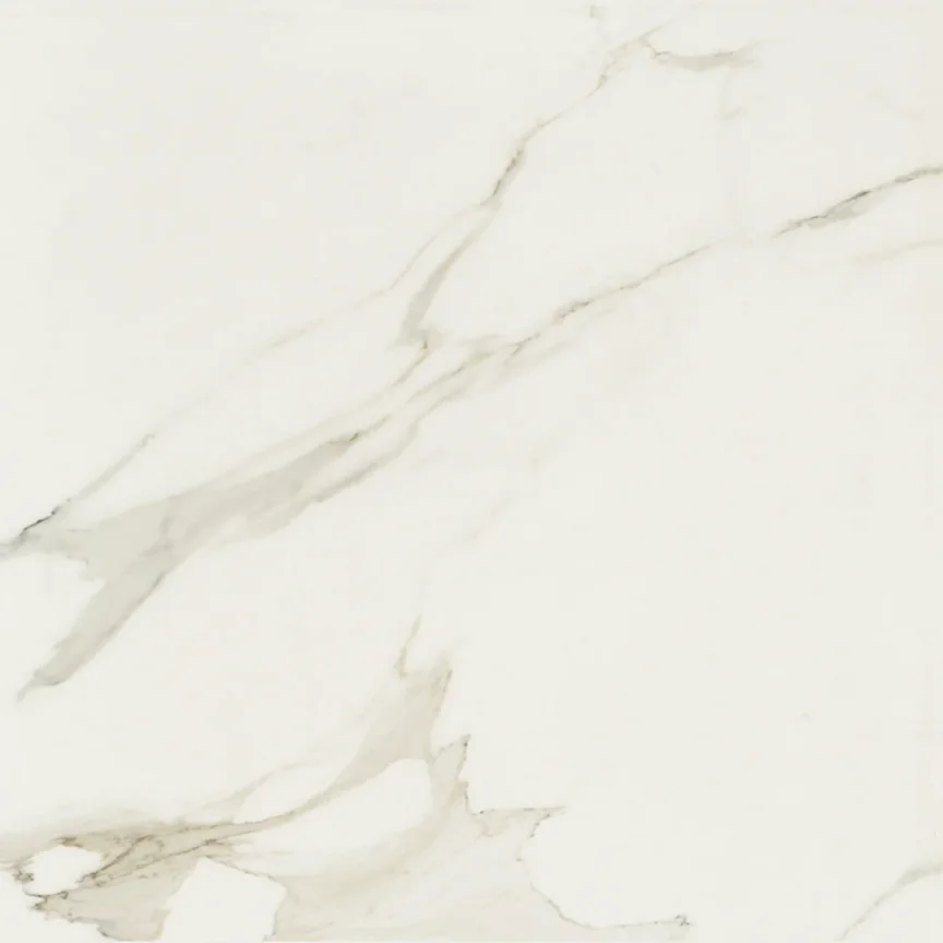 European Tiles Anima Calacatta White Matt R10 Tile 60x60cm Stock detail view - Image 2