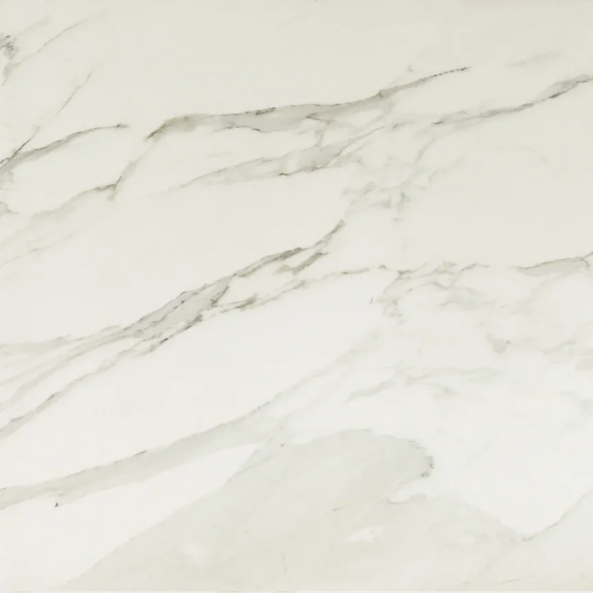 European Tiles Anima Calacatta White Matt R10 Tile 60x60cm Stock detail view - Image 3