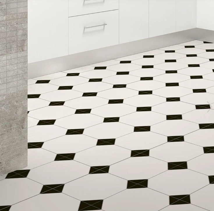 Cubico Chesterton Victorian Chequered Matt Ceramic 450x450mm