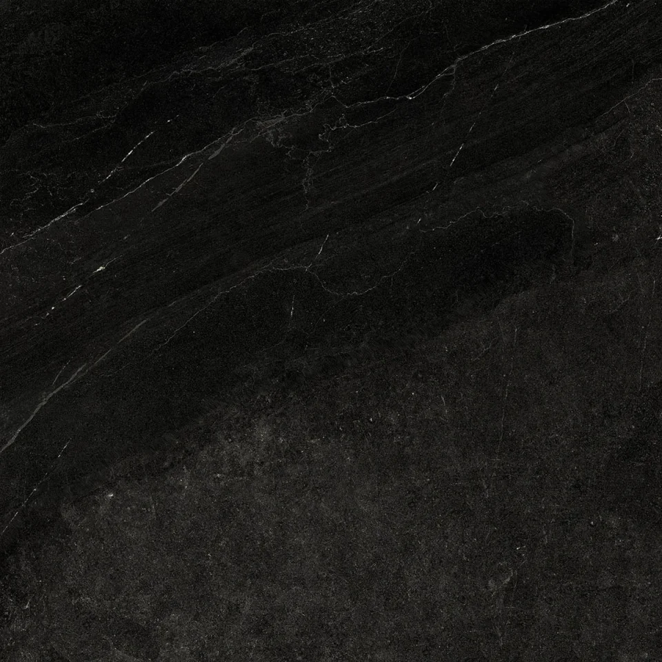 European Tiles Slate Stone DARK 60 X 60 Rectified Matte Tile detail view - Image 2