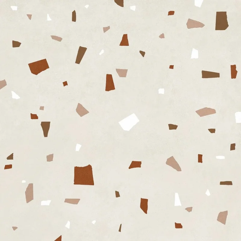 European Tiles Nurture Ivory Shard Matt Wall & Floor Tile 80x80cm detail view - Image 2