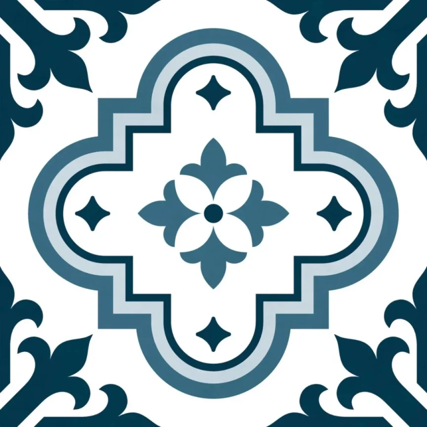 European Tiles Mediterraneo Teulada Matt Floor & Wall Tile 20x20cm detail view - Image 2