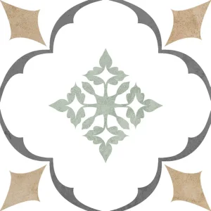 Cosmopolitan Berlin Pattered Porcelain Matt Wall & Floor Tile 15x15cm