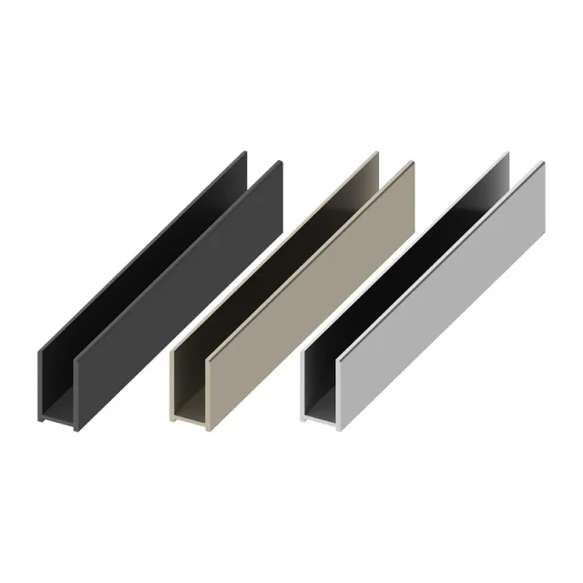 Abacus Glass Surface Channel Pack Black 8mm product image - Image 1
