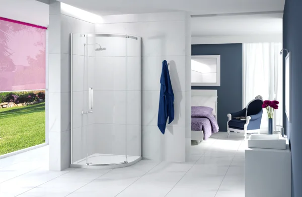 Merlyn Ionic Essence Frameless 1 Door Quadrant Lh 900 X 900mm
