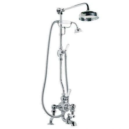 Lefroy Brooks Godolphin D/m Thermo Bsm With Riser, Kit & 8" Rose - Nickel
