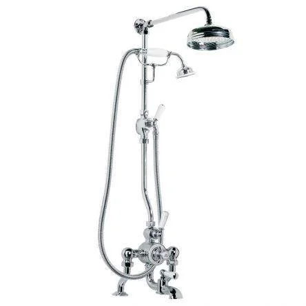 Lefroy Brooks Godolphin D/m Thermo Bsm With Riser, Kit & 8" Rose - Nickel
